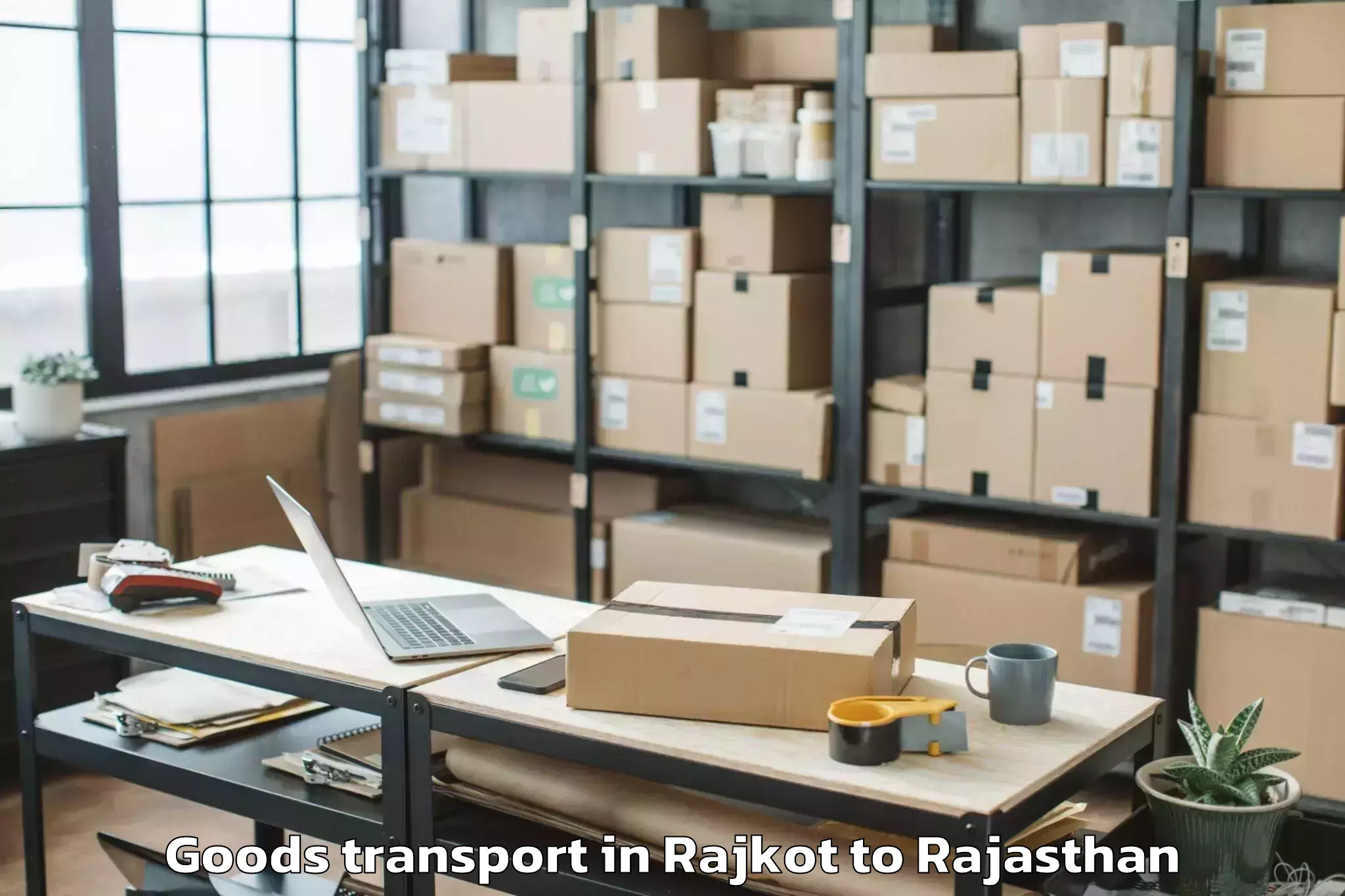 Book Rajkot to Sardar Patel University Of Pol Goods Transport Online